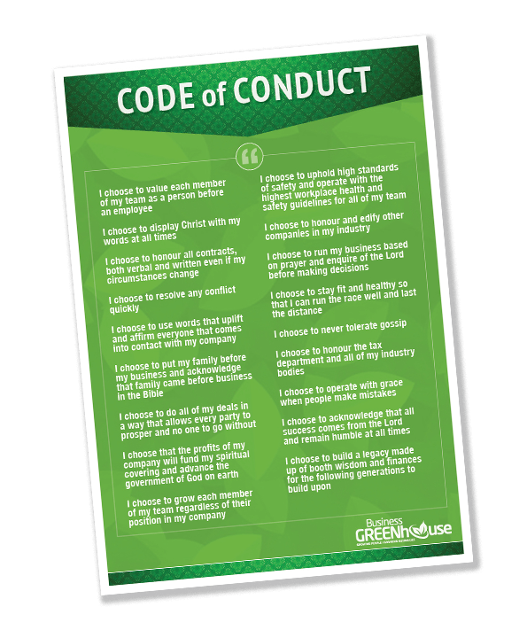 Business Greenhouse Code of Conduct